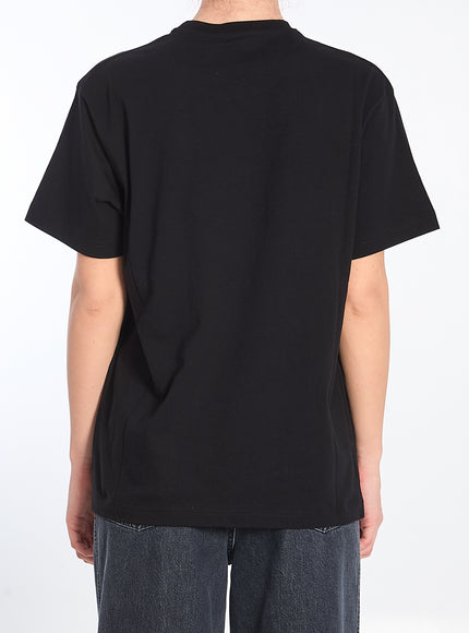 Gucci Printed Logo T-shirt In Black