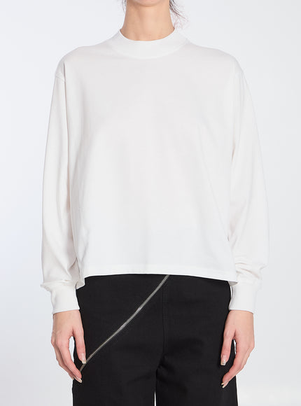 Alaia Cotton Long-Sleeved T-Shirt