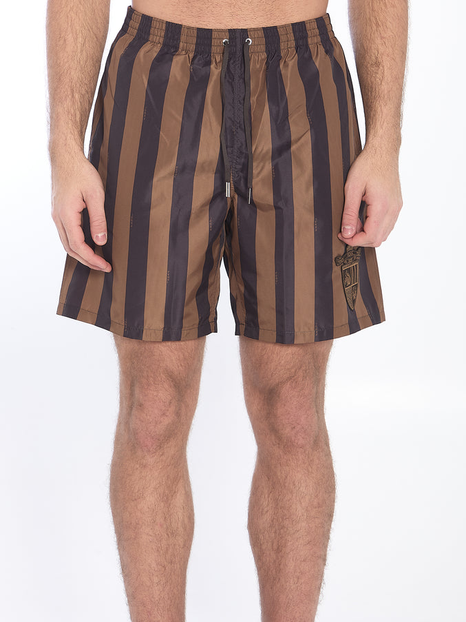 Fendi Fendi Crest Swim Shorts