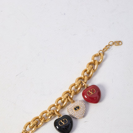 Valentino Garavani Triple Coeur Royal Bracelet