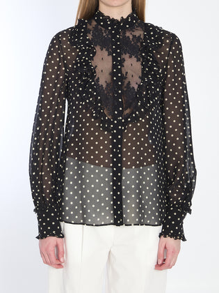 Valentino Garavani Shirt With Polka Dots