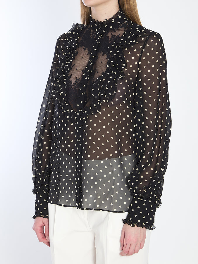 Valentino Garavani Shirt With Polka Dots