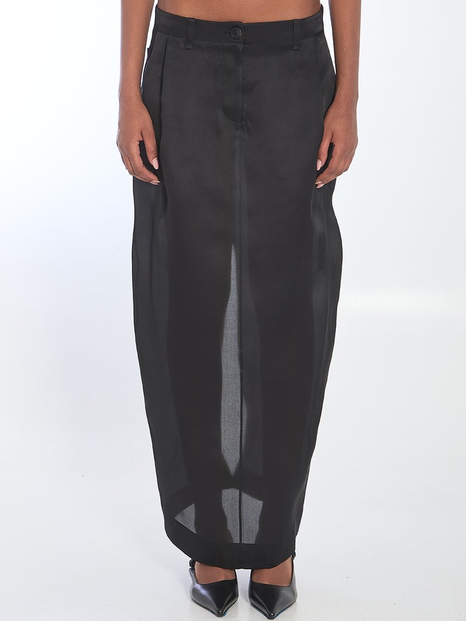 Khaite Lucian Skirt in Black