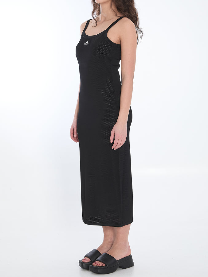 Alexander Wang Slip Dress With 3d Logo