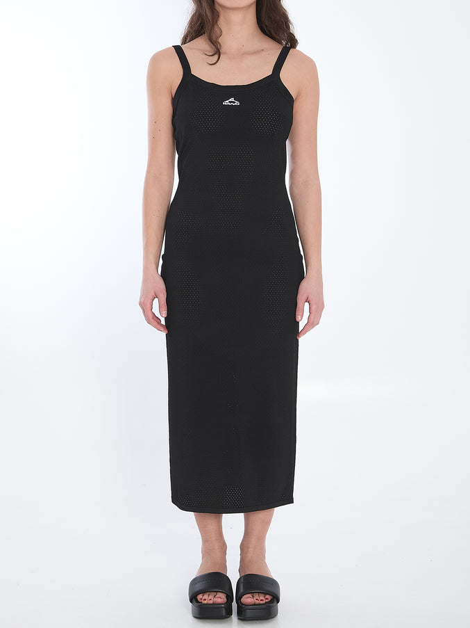 Alexander Wang Slip Dress With 3d Logo