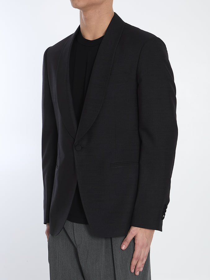 Lardini Silk Single-breasted Jacket