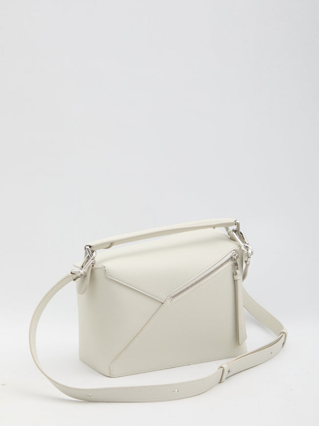 Loewe Puzzle Small Bag In White