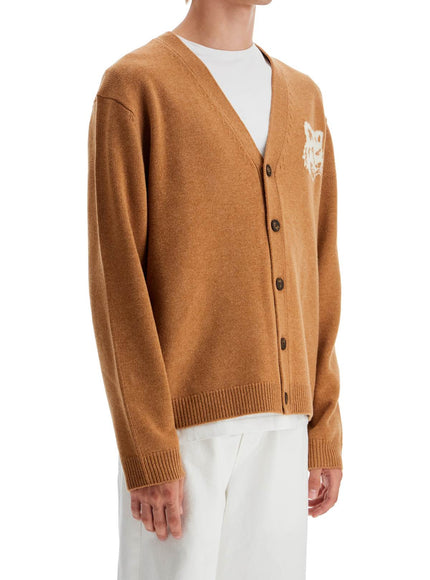 Maison Kitsune "fox head wool cardigan with