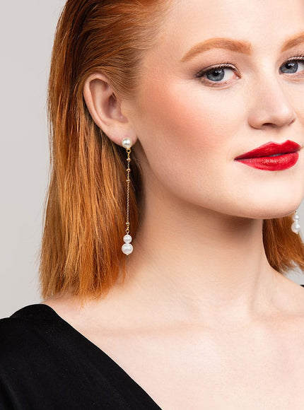 Nanette Pearl Drop Earrings