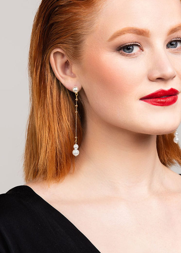Nanette Pearl Drop Earrings