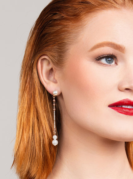 Nanette Pearl Drop Earrings