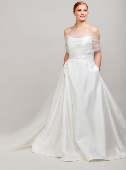 Natasha Plain Tulle Wrap