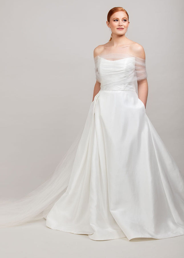 Natasha Plain Tulle Wrap