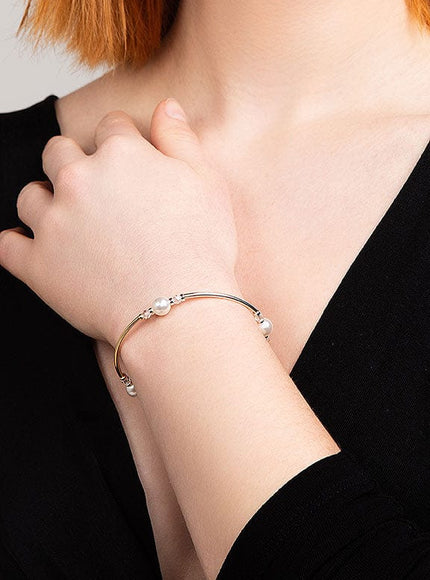 Noah Pearl Wrap Bracelet