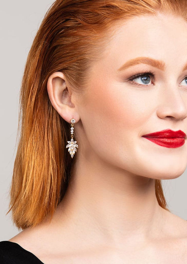 Nora Crystal Drop Earrings