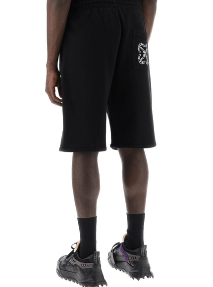 Off-White "sporty bermuda shorts with embroidered arrow