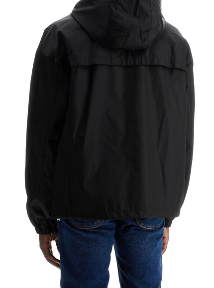 Off-White boxy windbreaker jacket with hood