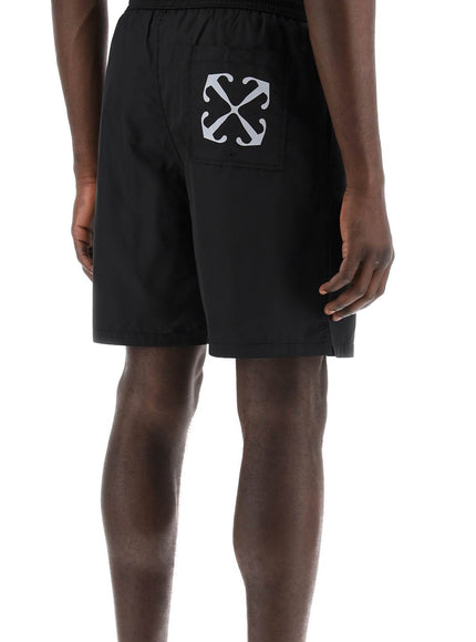 Off-White surfer sea bermuda shorts