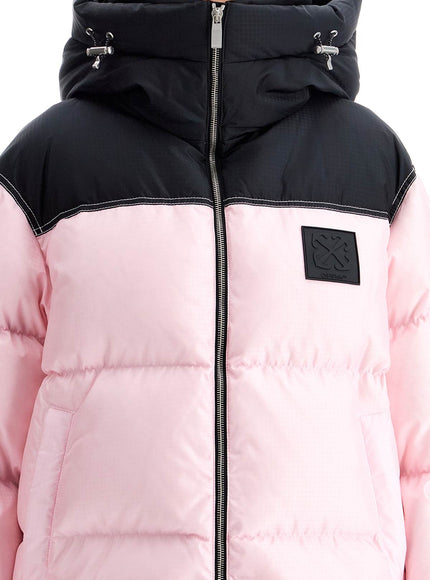 Off-White oversized down jacket with