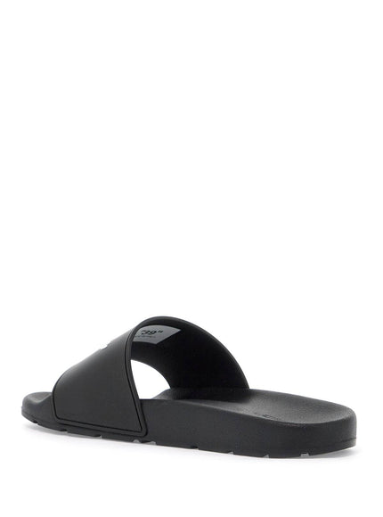 Off-White rubber slides for left and right