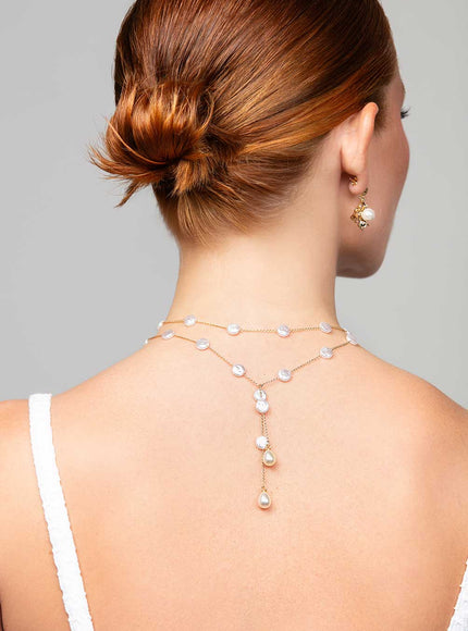 Oakley Pearl Lariat Necklace