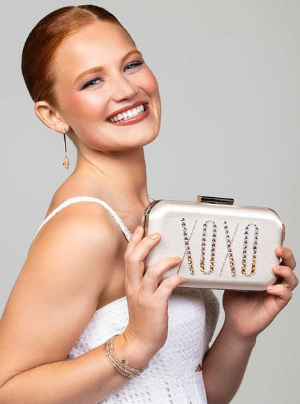 Obsession XOXO Crystal Clutch