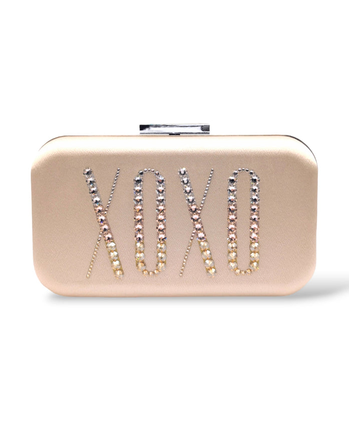 Ariel Taub Obsession XOXO Crystal Clutch