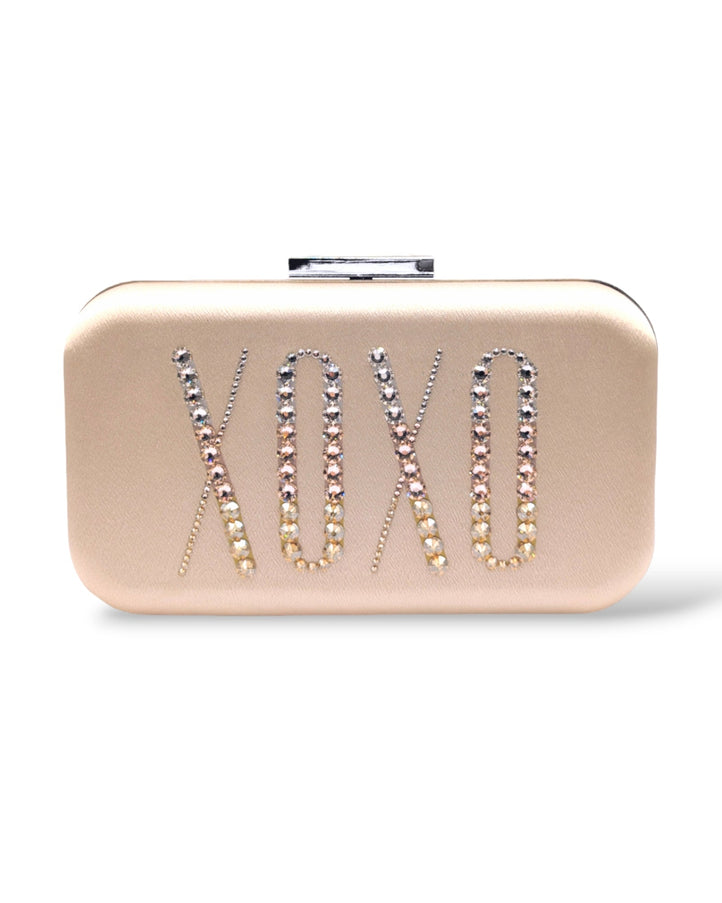 Ariel Taub Obsession XOXO Crystal Clutch