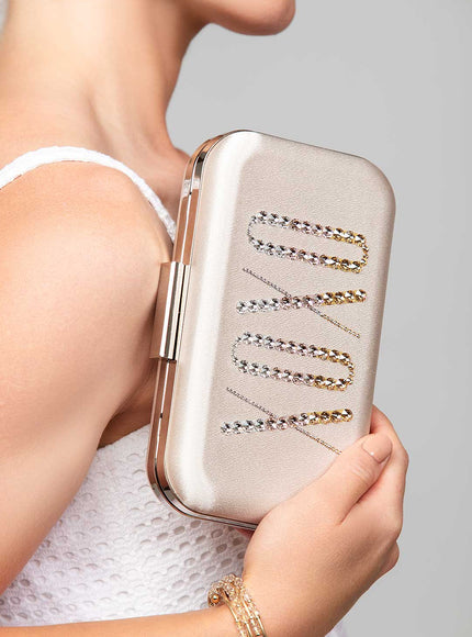 Obsession XOXO Crystal Clutch