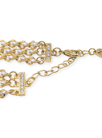 Olivia Wide Pearl Bracelet