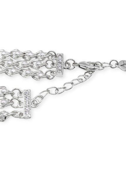 Olivia Wide Pearl Bracelet