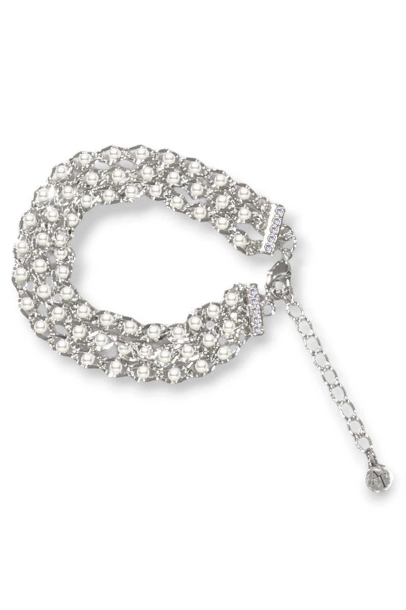 Olivia Wide Pearl Bracelet
