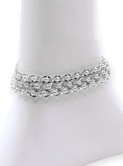 Olivia Wide Pearl Bracelet