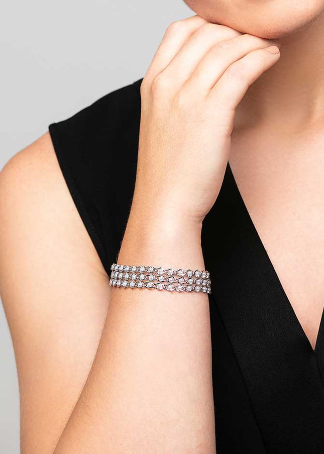 Olivia Wide Pearl Bracelet