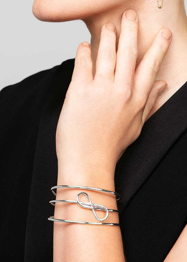 Olympia Infinity Cuff Bracelet