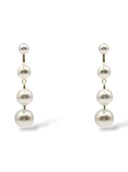 Omega Large Pearl Drop Earrings