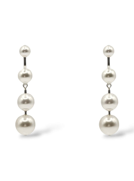 Omega Large Pearl Drop Earrings