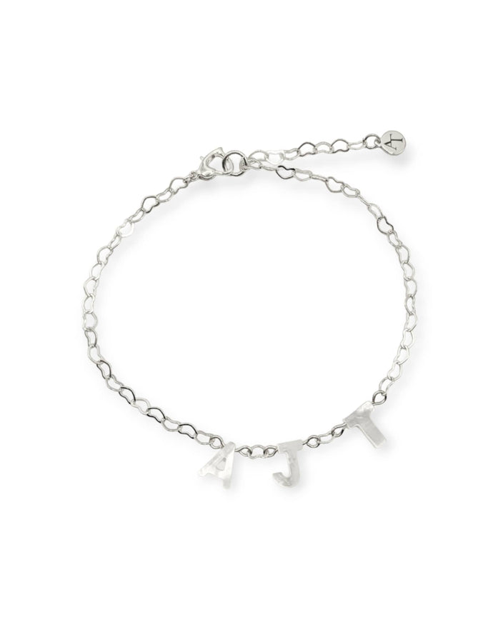Opal Monogram Pearl Anklet