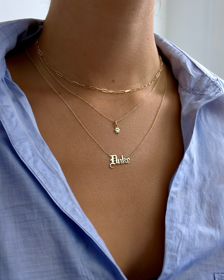 Zoe Lev 14K Gold Paw Pendant