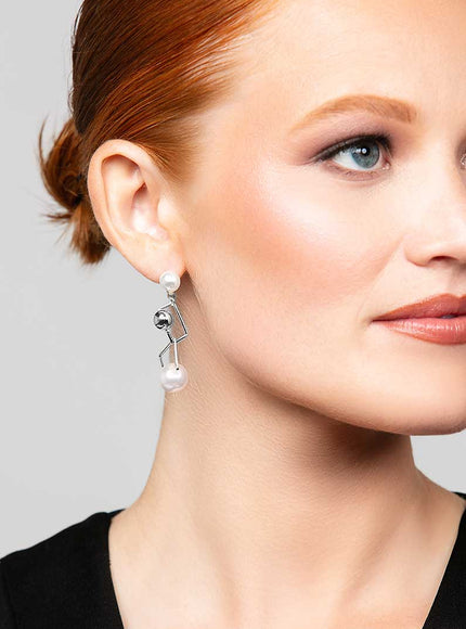 Orion Pearl Orbit Earrings