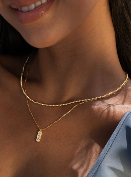 Zoe Lev 2mm Bead Necklace