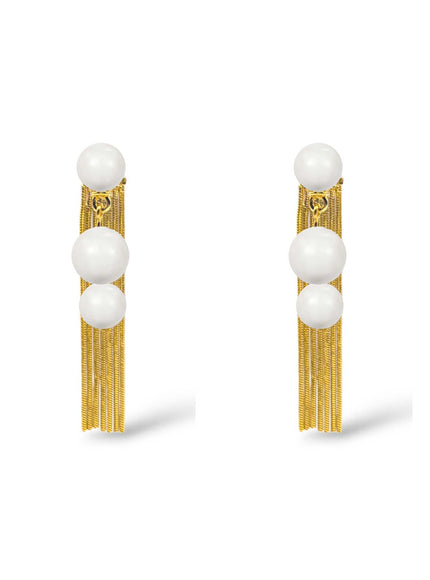 Otto Pearl Fringe Earrings