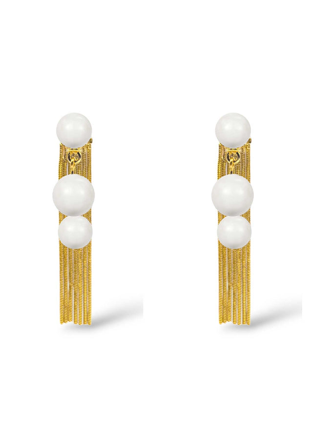 Otto Pearl Fringe Earrings