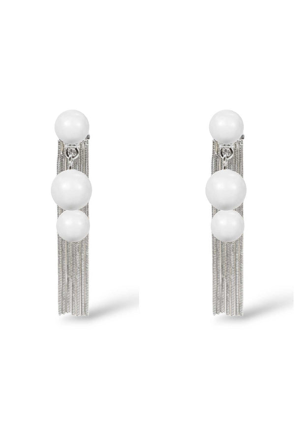 Otto Pearl Fringe Earrings