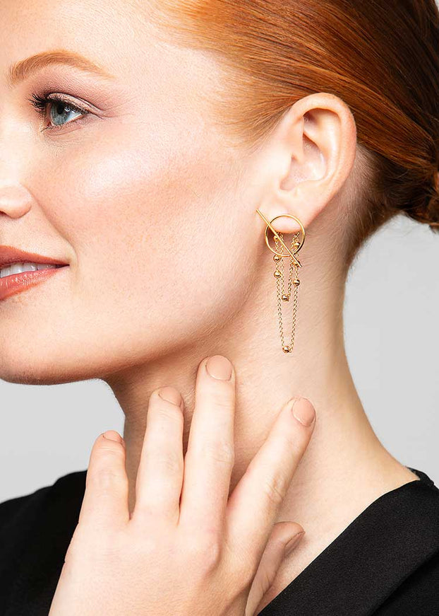 Owen Multi-Chain Modern Earrings