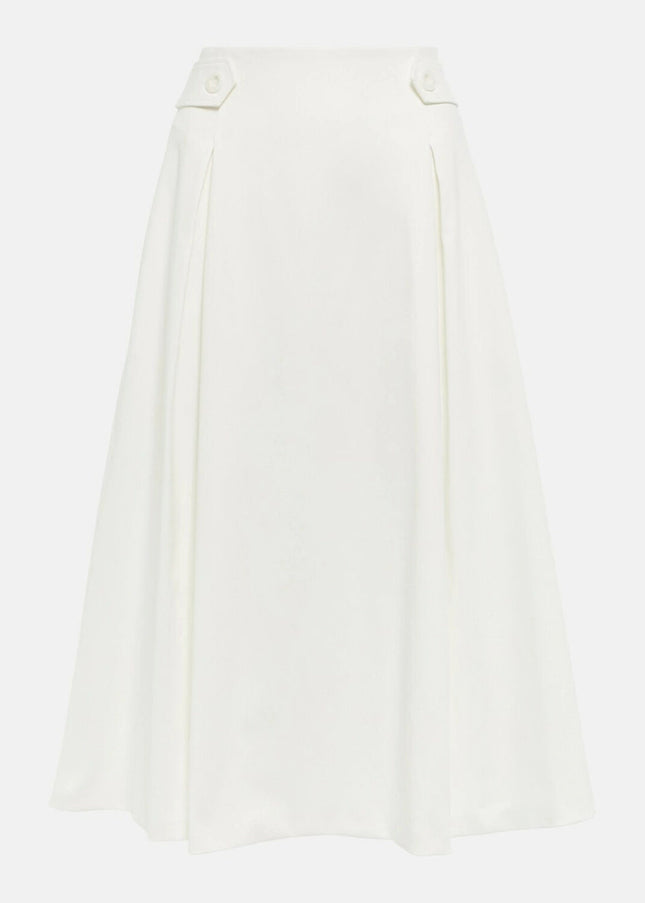 Max Mara Toledo Cotton-Blend Midi Skirt