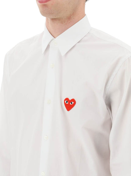 Comme Des Garcons Play heart patch unisex shirt