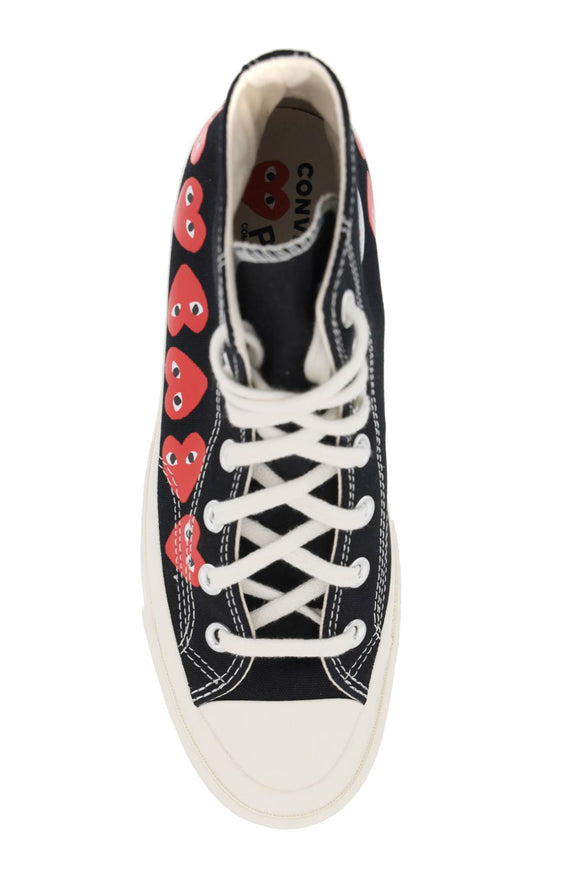 Comme Des Garcons Play Converse Hi-top Sneakers