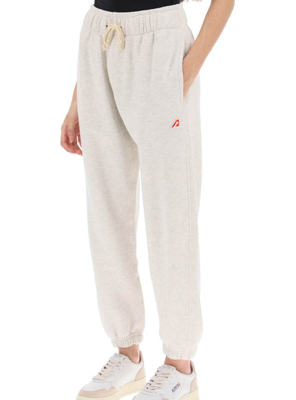 Autry melange sweatpants with logo patch