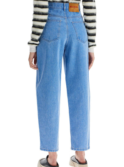 Marni organic denim cropped jeans in